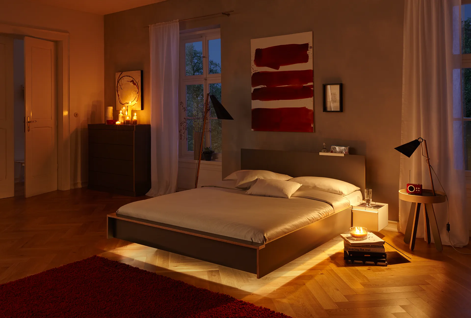 FLAI bed - LED lighting